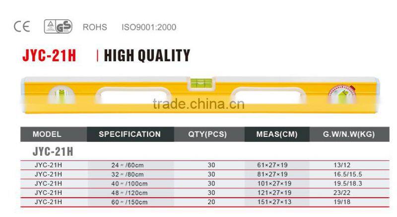 2016 New Professional Aluminum Ceiling Spirit Levels