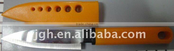 8` stainless steel fruit knife with sheath home outdoor knives