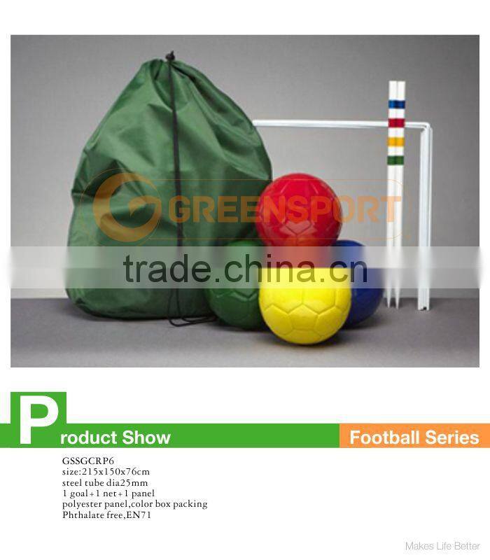GSSGCRP6 TPU Football croquet game set with goals