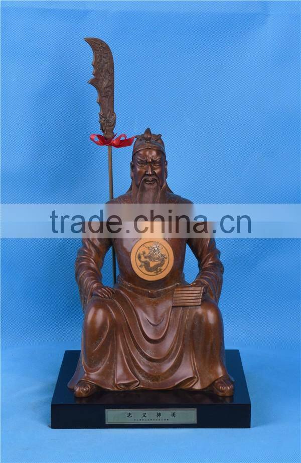 China style bronze artwork Kuan Di/Bronze Decoration/Kuan Di/Bronze sculpture