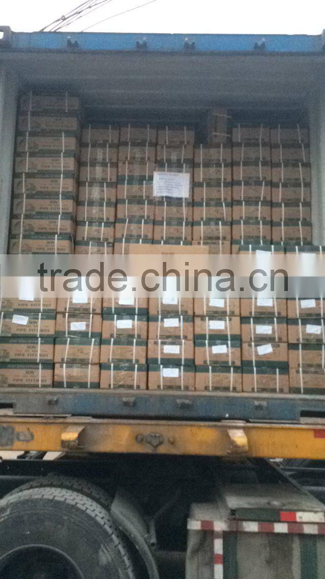 Black malleable iron pipe fittings socket