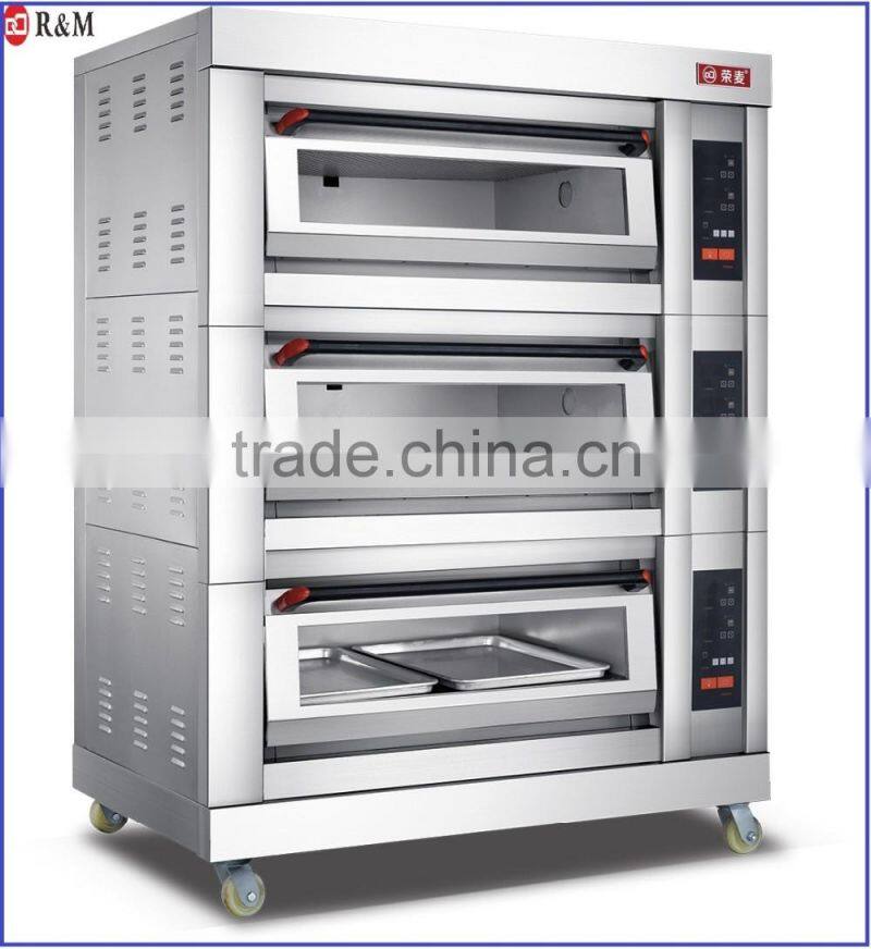 Professional Bakery Machinery Pizza Making Oven For Kitchen Equipment