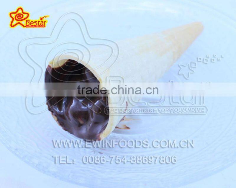 Ice Cream Chocolate Cup with Biscuit Whistle