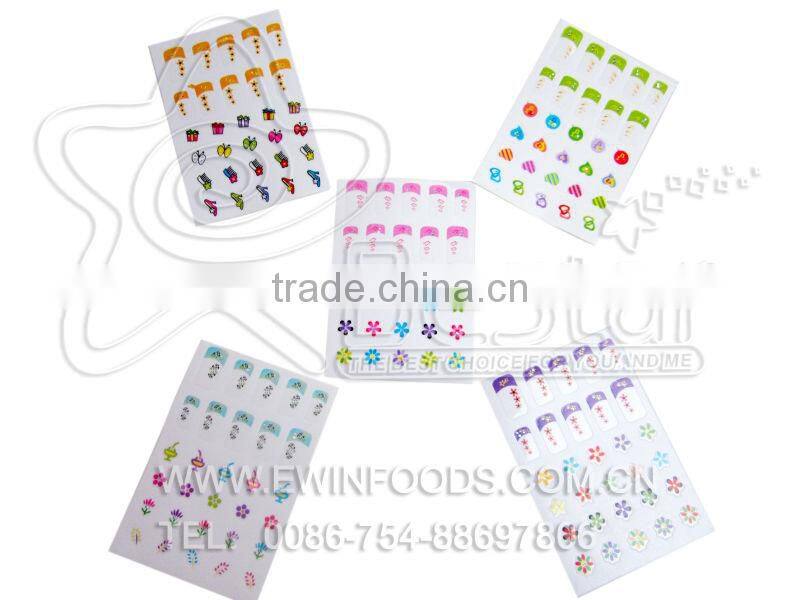 Girl Nail Sticker With Popping Candy