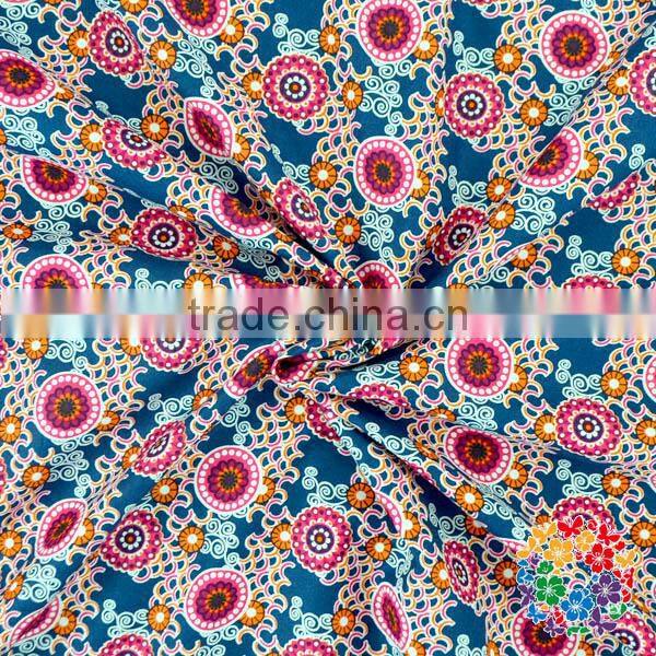 Colorful Print Fabric 100% Woven Cotton Fabric Factory Bulk Fabric Wholesale
