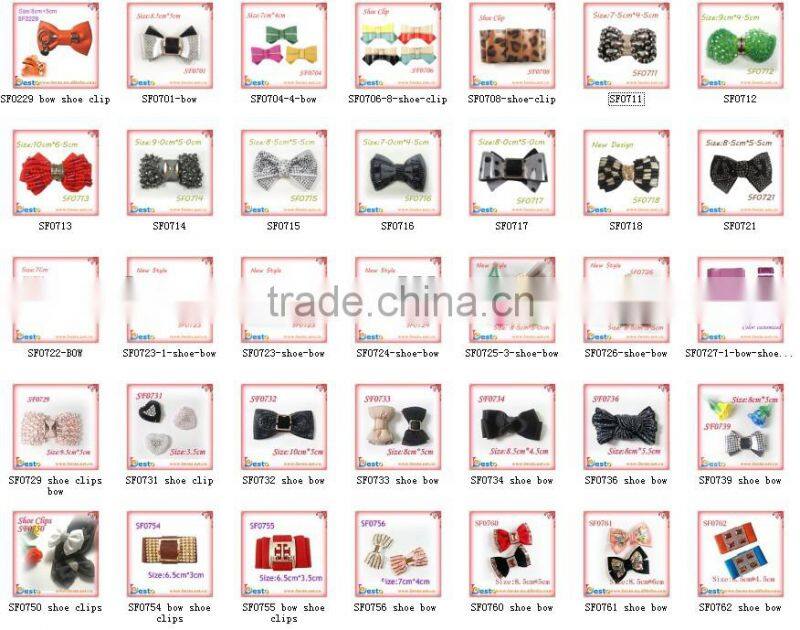 SF0816 High quality rhinestone flower fashion ladies shoe accessories