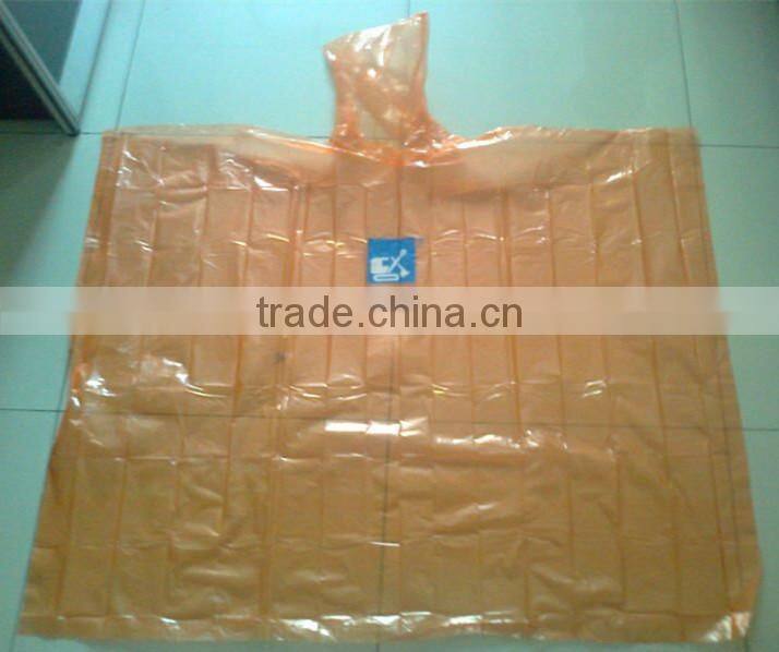 disposable rain wear/rain poncho cheap
