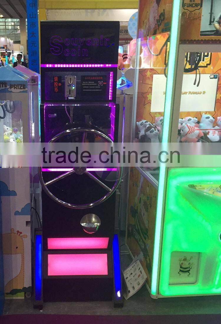 2016 Souvenir coin vending machine Chinese coin Press Machine