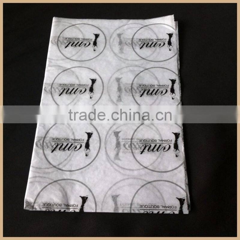 customized golden black shoe tissue wrapping parent roll paper