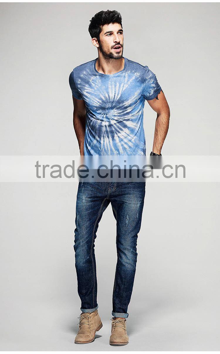 Men Tie Dye T-shirt ,cotton T-shirt, summer shirt,customized