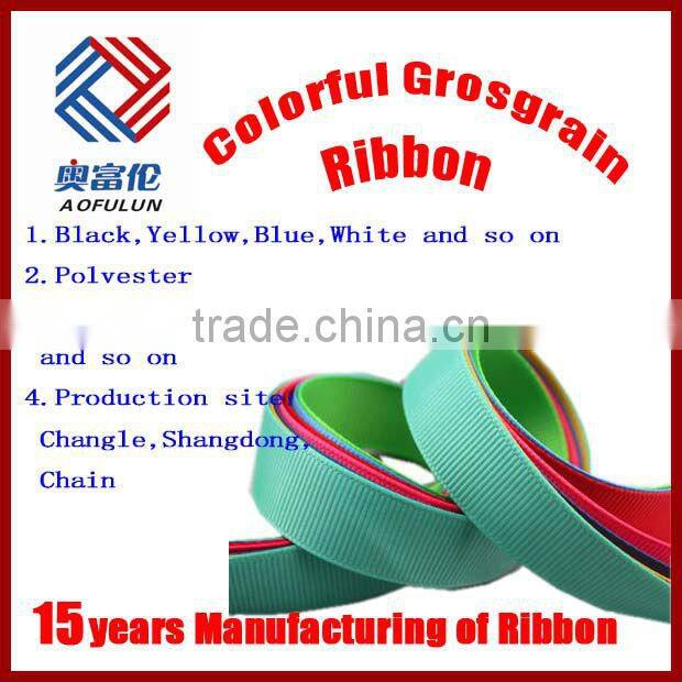 Fashion printed logo satin ribbon