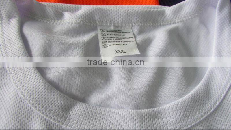 hot sale 100% polyester breathable high quality dry fit t-shirt custom wholesale