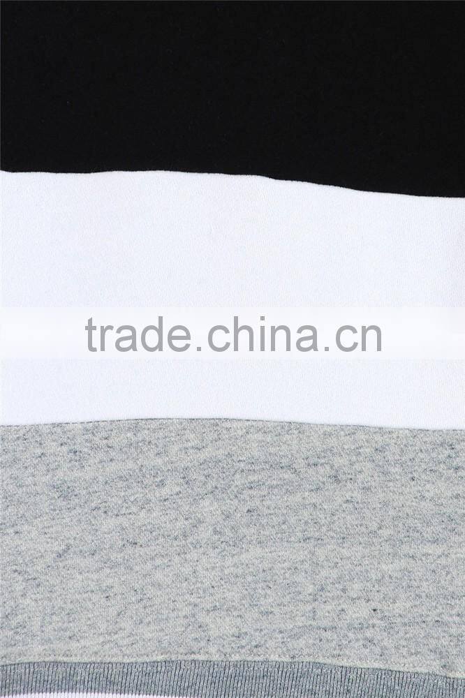 Men cheap pullover three color fleece mens turtleneck sweatshirts