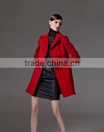 2014 winter hot selling good women overcoat