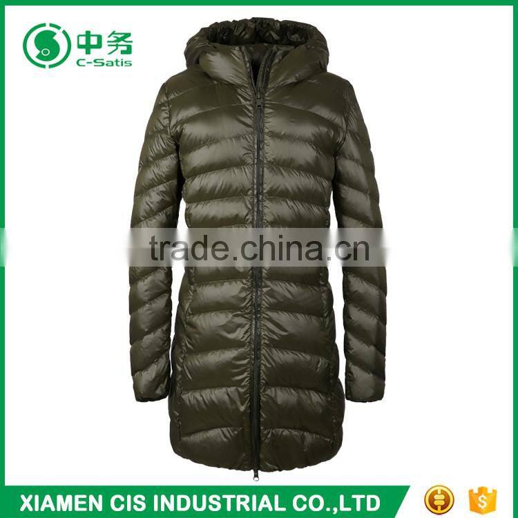 Quality Assured Winter Long Coat Women Duck Down Coat on Sale