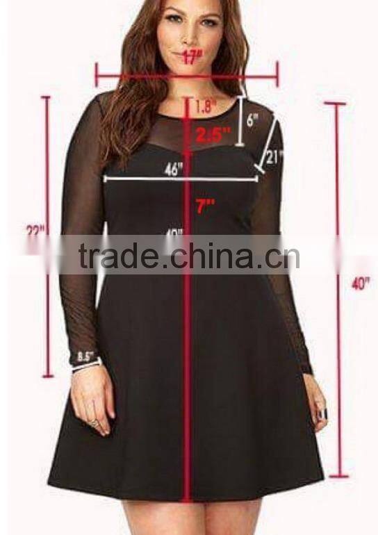 MGOO Stock Plus size women dress Rayon Spandex High Quality Casual dress Cheap Price