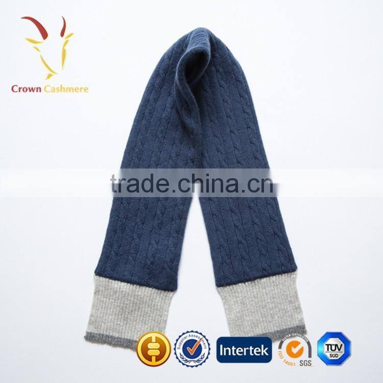 Warm Cable Winter Baby Kids Wool Scarf