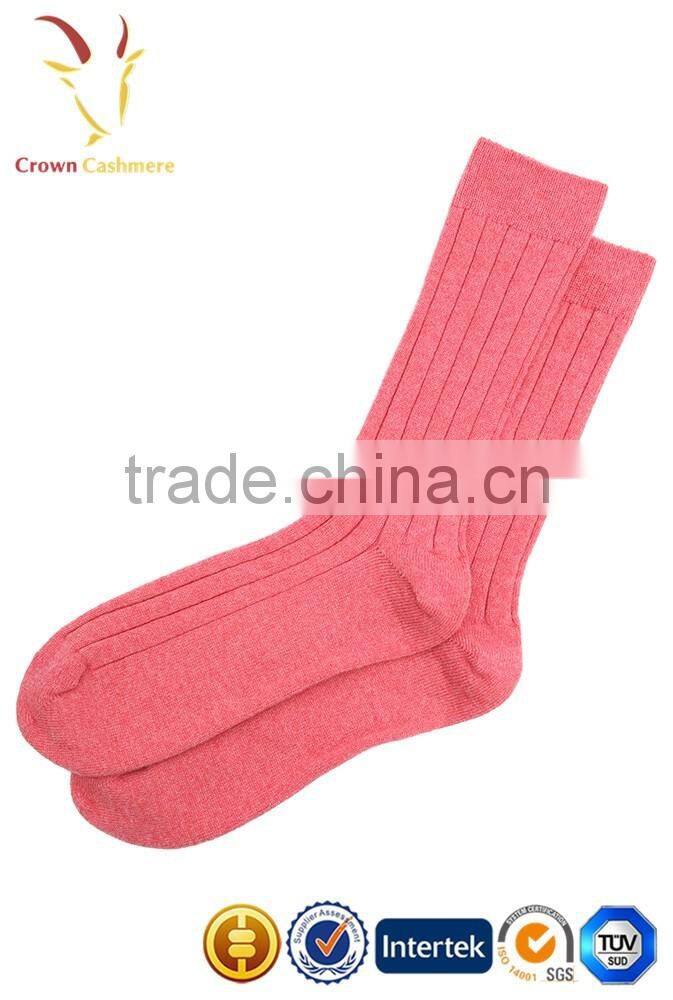 Wholesale Cable 100% Cashmere Socks Unisex Cashmere Socks Women