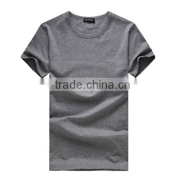 2017 Garment Factory Customized Your Own Brand Design Plain Color 95% Cotton 5% Spandex Private Label High Quailty Men T-shirts