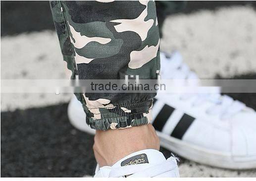 Fashion wholesale custom mens casual camo pants cheap army print pants men
