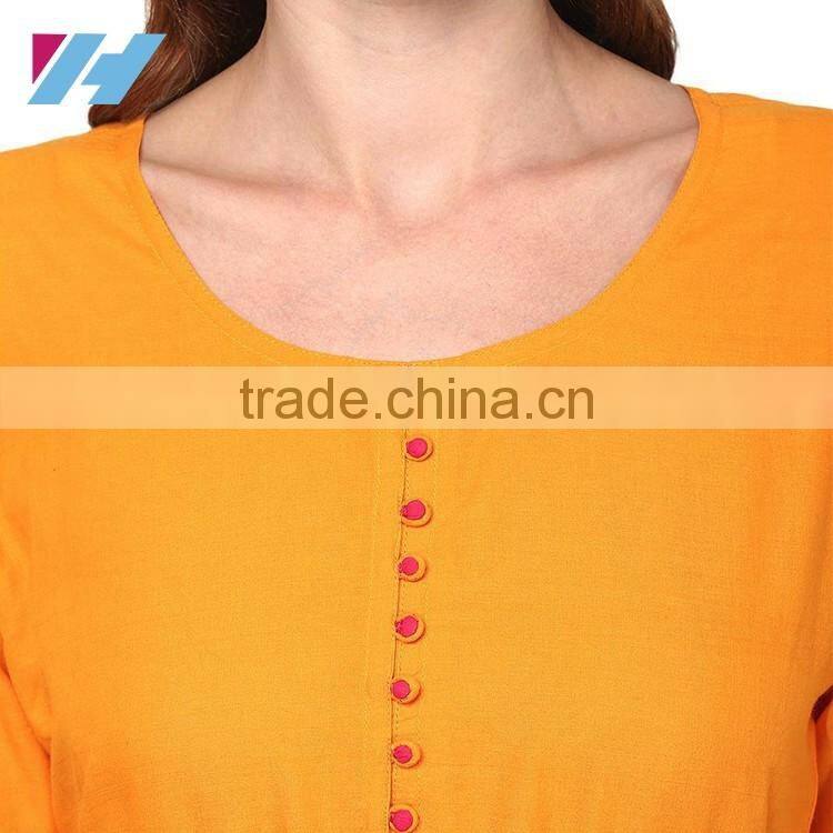 Indian Fashion Apprel Ladies Long Kurta Designs 2016