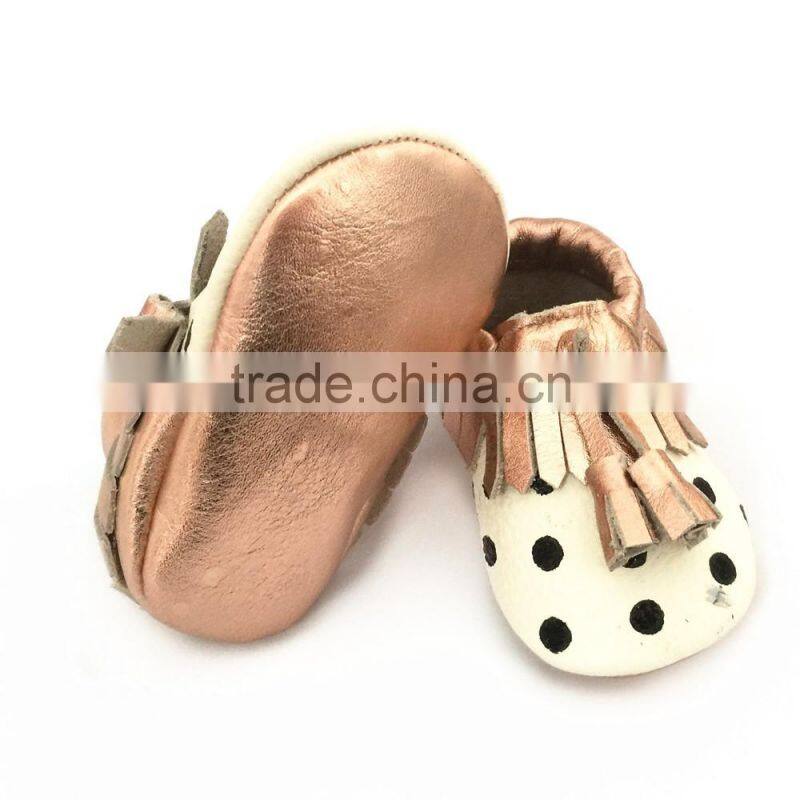 hot sale new fashion soft newborn leather baby moccasins