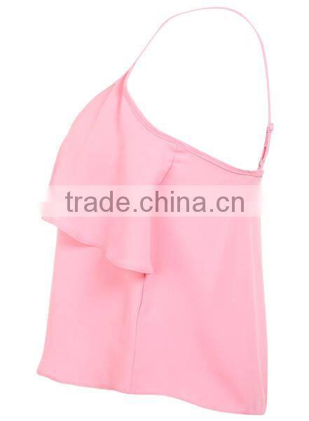 Pink Custom Crop Top Wholesale Blank T Shirts