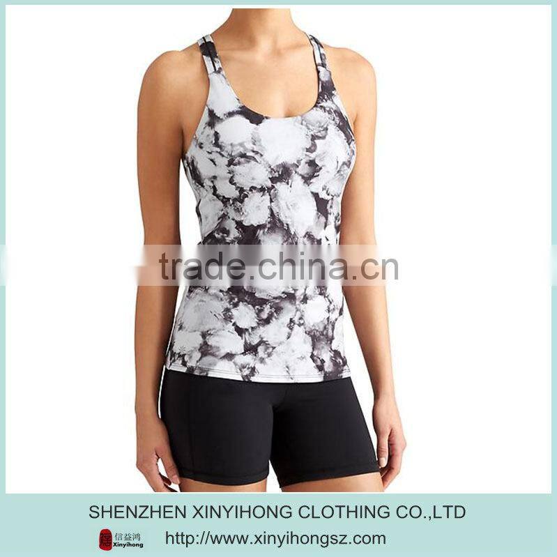 custom bodybuilding stringer vest/sublimation singlet/x-back tank top