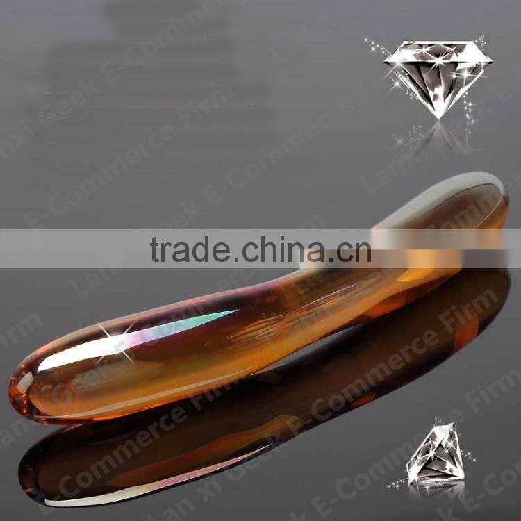 Adult Products Anal Plug Colorful Crystal Glass Dildo Anal Plug Heart Shape Hot Selling Adult Game