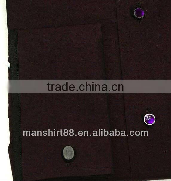 2017 Deep color dress/ tuxedo shirt