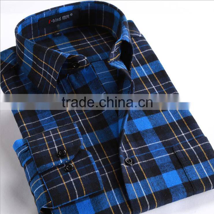 wholesale custom plaid flannel shirt for men