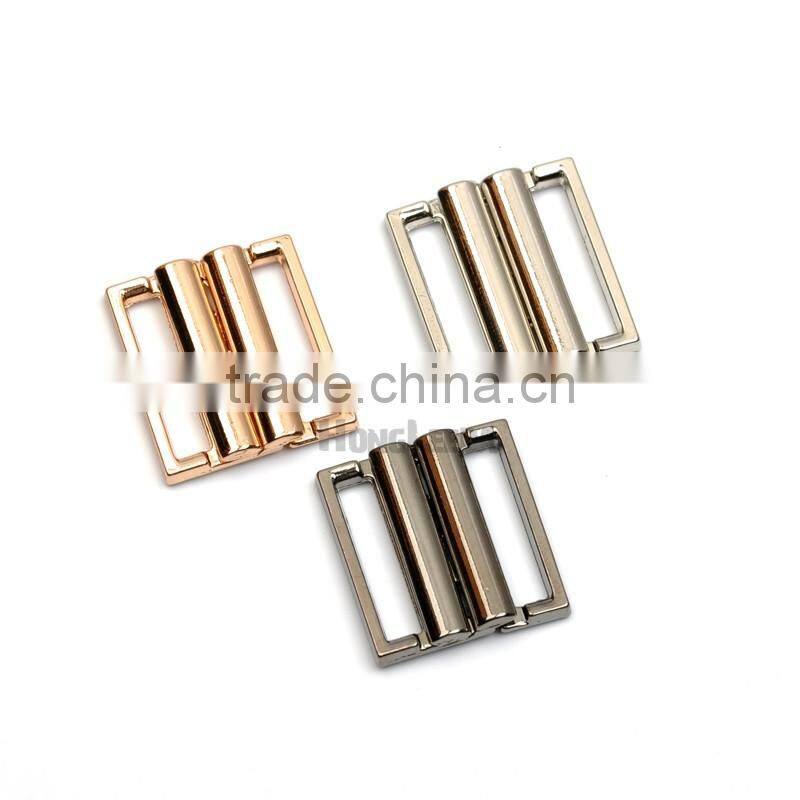 19.5mm metal alloy down coat belt buckle waist cummerbund elastic strap buckle nickle,black,gold BK-090