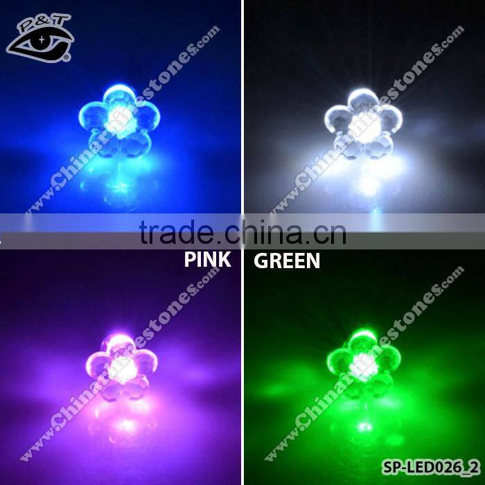 Fancy LED earring flower shaped crystal earring fashion party light up earring