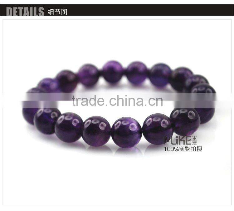 925 silver bracelet with Natural Amethyst M3016