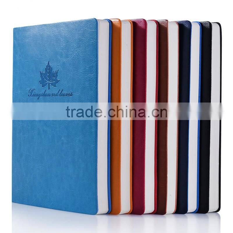 Wholesale customized PU leather notebook office school notebook