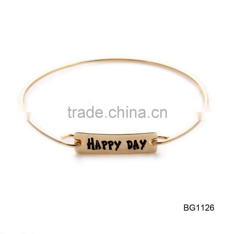 Christmas Bangle Tree Santa Clause Snowflake Reindeer Walking Stick Happy Day Charm Bracelets