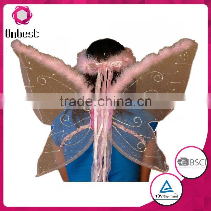 Wholesale cheap butterfly wing Vivid halloween accessory adult fairy wing