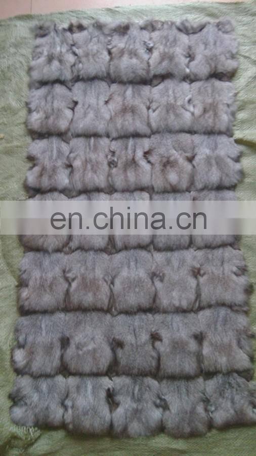 100% real natural fox fur plate