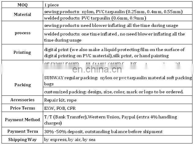 advertising inflatable model cartoon character for halloween holiday