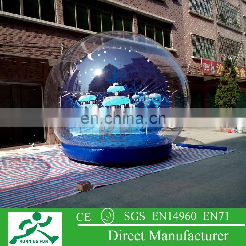 inflatable christmas ornaments snow ball,inflatable snow advertising ball for sale ICM-10