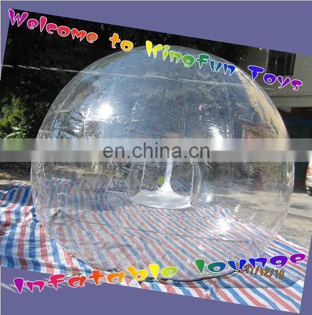Transparent inflatable bubble house/clear show room