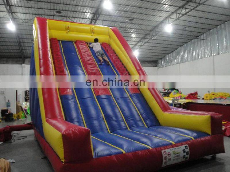 China Cheap Price CE Customzied Design Hot Sale Kids Indoor Inflatable water rock Climbing wall