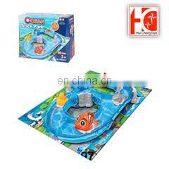 import wholesale eudcaitonal water fun Ocean Park track toy kids fishing rod from china