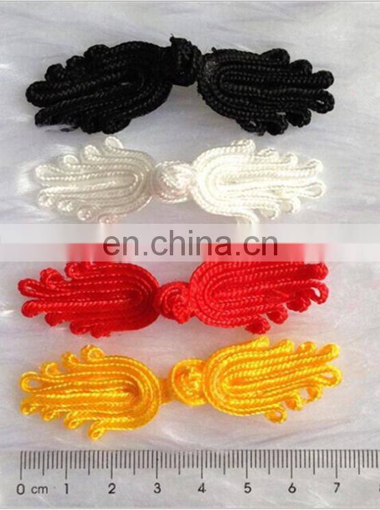 2016 custom high quality different color Chinese knot cheongsam button