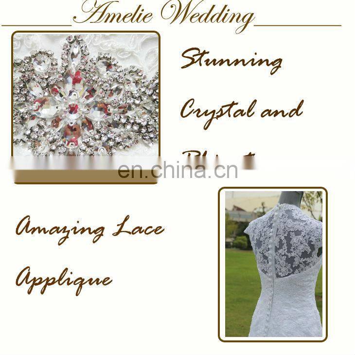 Lace Appliques A Line Real Sample German Wedding Dresses
