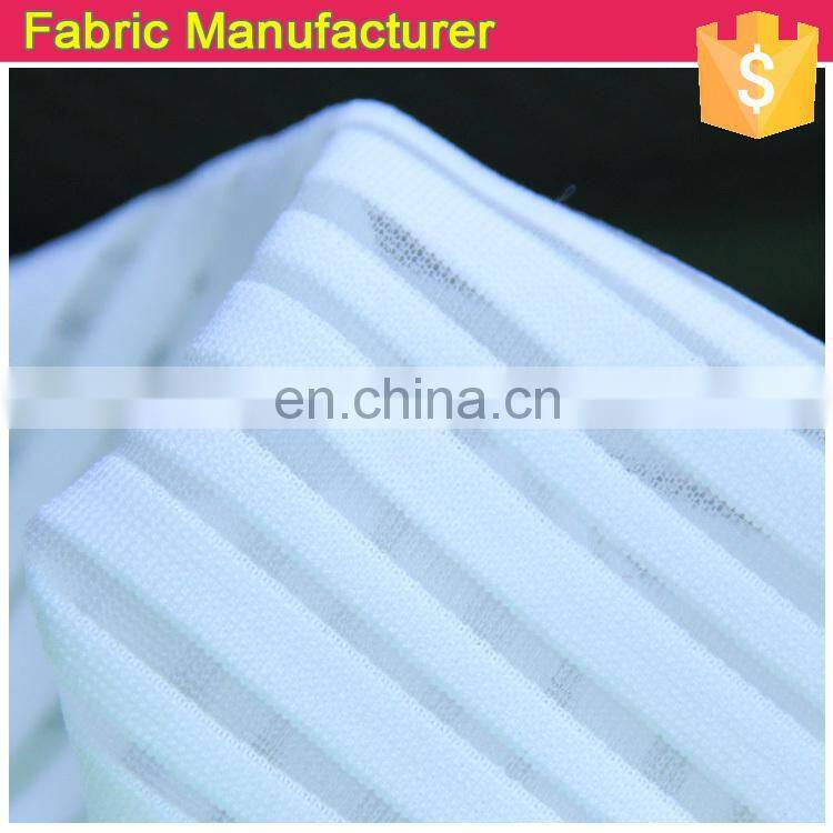 fancy design jersey fabric polyester solid fabric Ivory dobby jersey