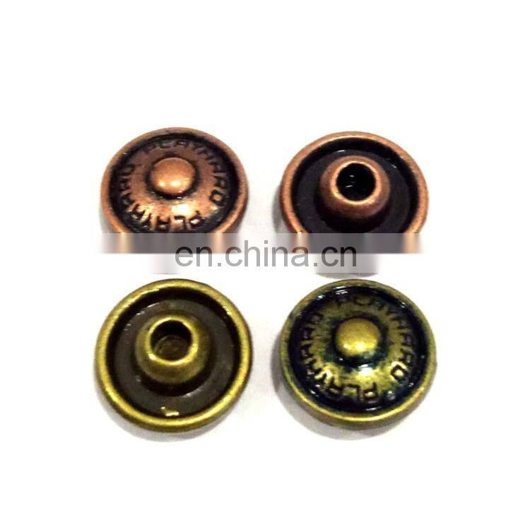 Alloy rivets for garment/fitting pants customized rivets