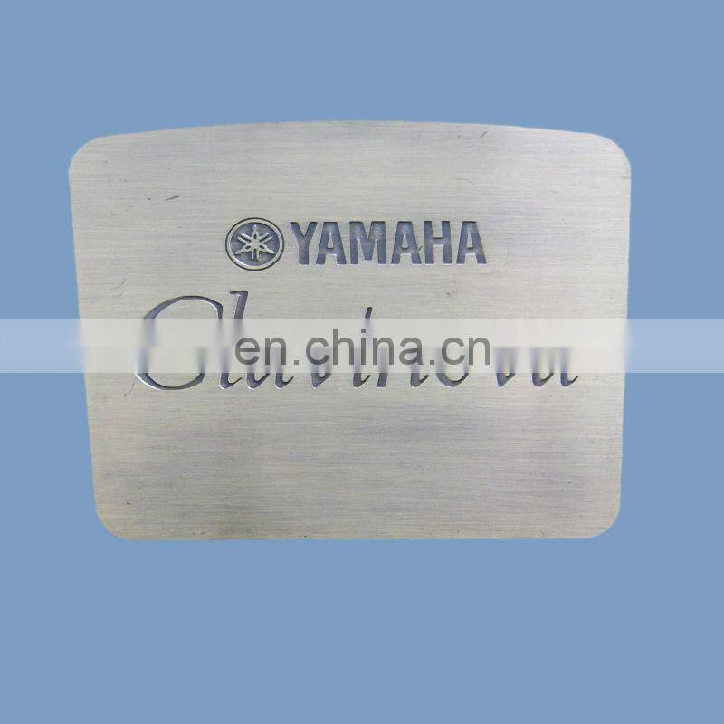 Christmas presents custom metal gold nameplates/tags/labels in brand bags