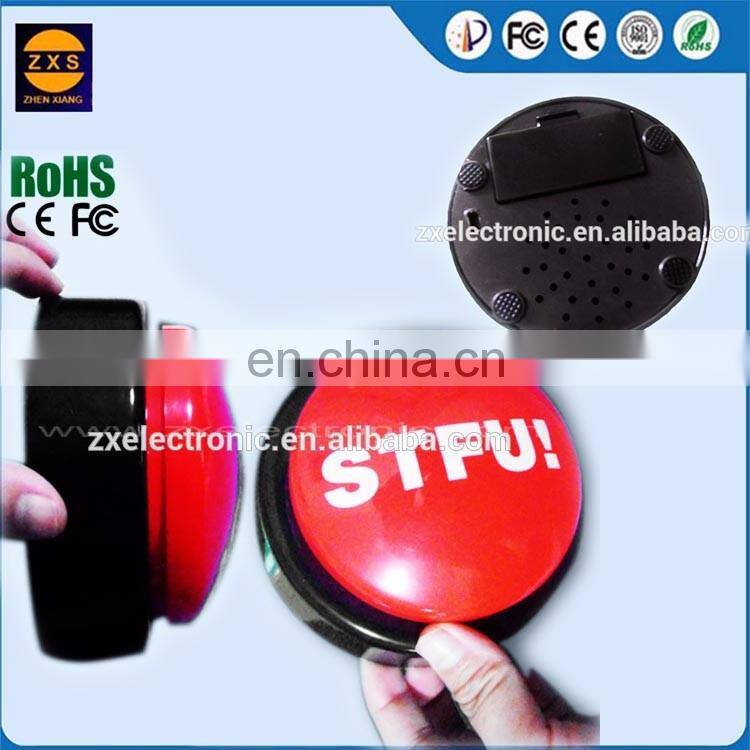 Factory Custom Funny Talking Red Buzzer Button