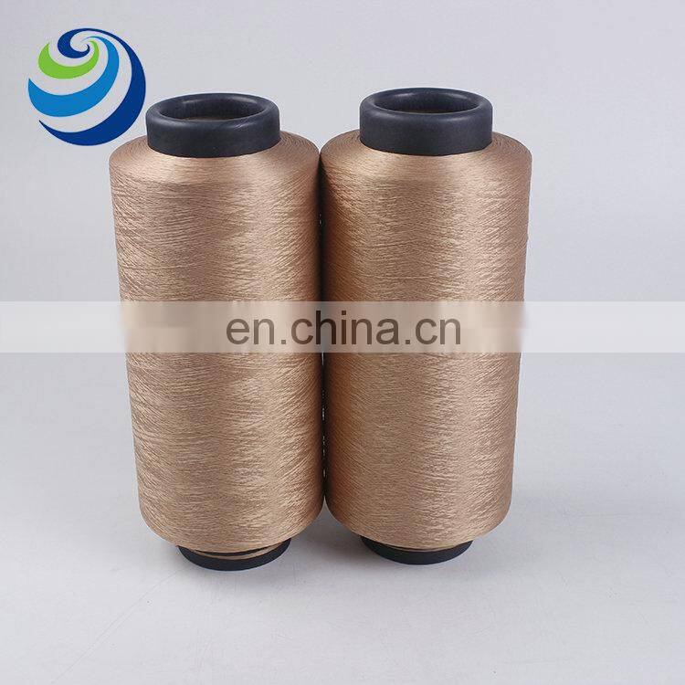 Chinese products nano copper anti-acarid mildew 150D/96F DTY nano copper polyester filament